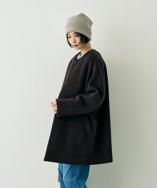 Rouge vif la cle / ルージュ・ヴィフ ラクレ アウター | 【TICCA/ティッカ】ノーカラーテントコート | 詳細3