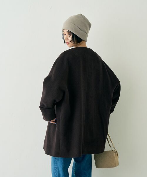 Rouge vif la cle / ルージュ・ヴィフ ラクレ アウター | 【TICCA/ティッカ】ノーカラーテントコート | 詳細5