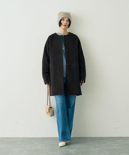 Rouge vif la cle / ルージュ・ヴィフ ラクレ アウター | 【TICCA/ティッカ】ノーカラーテントコート | 詳細7