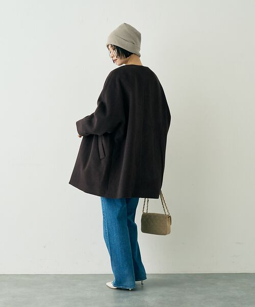 Rouge vif la cle / ルージュ・ヴィフ ラクレ アウター | 【TICCA/ティッカ】ノーカラーテントコート | 詳細9