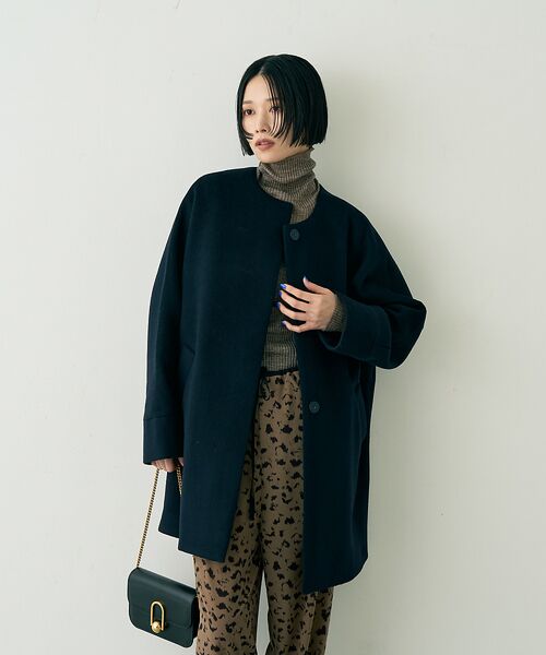 Rouge vif la cle / ルージュ・ヴィフ ラクレ アウター | 【TICCA/ティッカ】ノーカラーテントコート | 詳細12