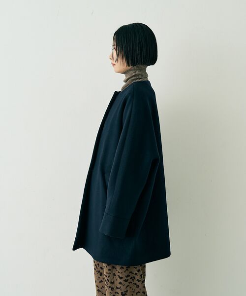 Rouge vif la cle / ルージュ・ヴィフ ラクレ アウター | 【TICCA/ティッカ】ノーカラーテントコート | 詳細22