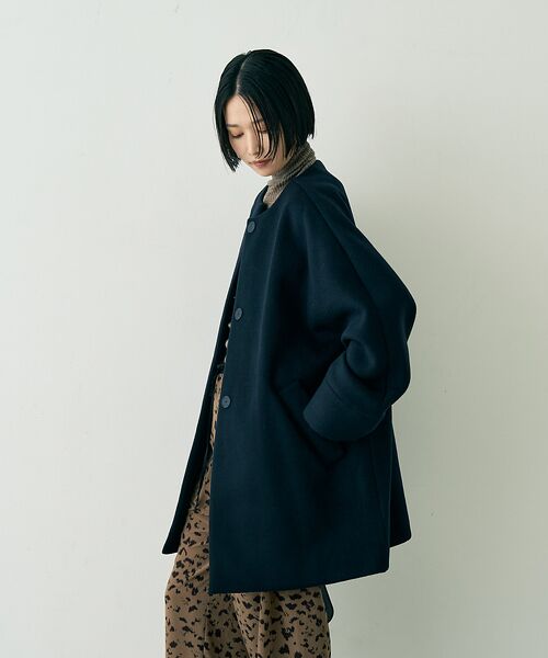 Rouge vif la cle / ルージュ・ヴィフ ラクレ アウター | 【TICCA/ティッカ】ノーカラーテントコート | 詳細14