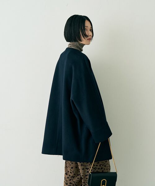 Rouge vif la cle / ルージュ・ヴィフ ラクレ アウター | 【TICCA/ティッカ】ノーカラーテントコート | 詳細15