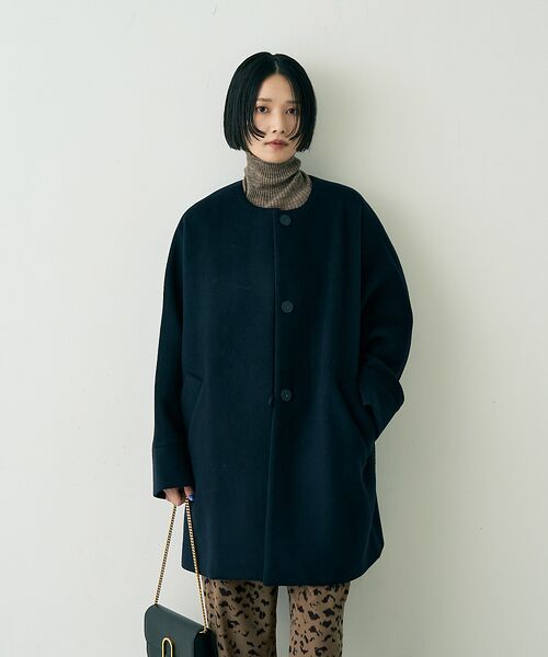 Rouge vif la cle / ルージュ・ヴィフ ラクレ アウター | 【TICCA/ティッカ】ノーカラーテントコート | 詳細16