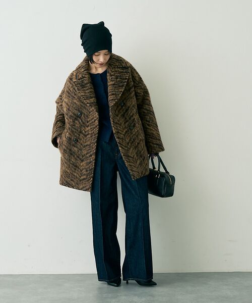 Rouge vif la cle / ルージュ・ヴィフ ラクレ ピーコート | 【TICCA/ティッカ】ウールゼブラシャギーピーコート | 詳細11