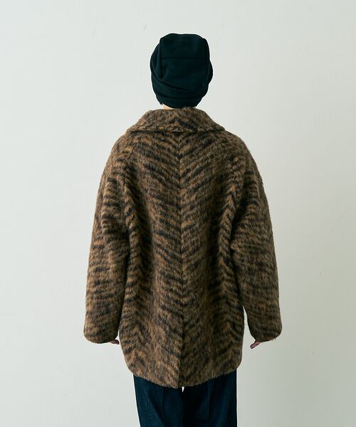 Rouge vif la cle / ルージュ・ヴィフ ラクレ ピーコート | 【TICCA/ティッカ】ウールゼブラシャギーピーコート | 詳細15