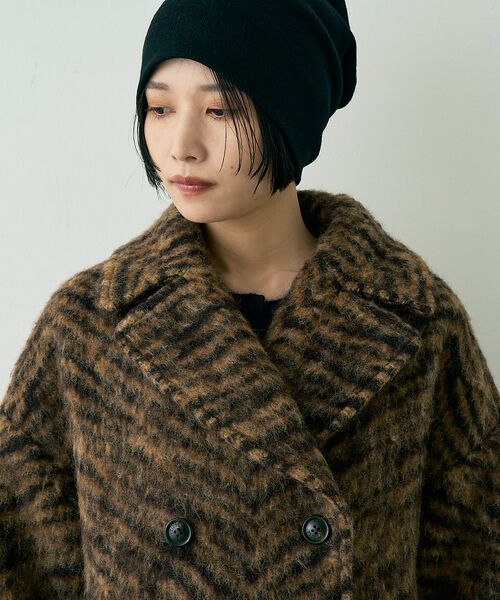 Rouge vif la cle / ルージュ・ヴィフ ラクレ ピーコート | 【TICCA/ティッカ】ウールゼブラシャギーピーコート | 詳細18