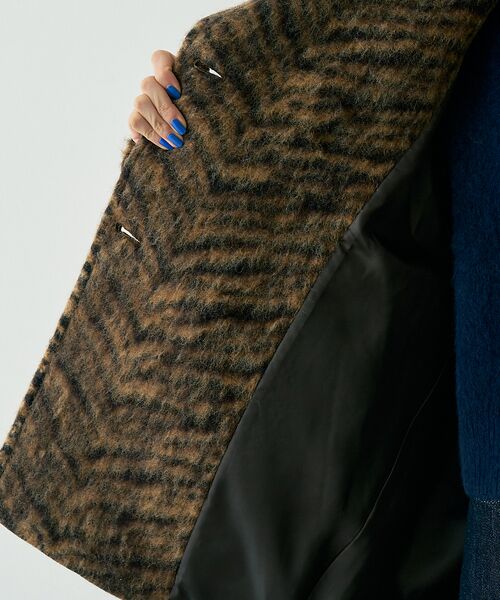 Rouge vif la cle / ルージュ・ヴィフ ラクレ ピーコート | 【TICCA/ティッカ】ウールゼブラシャギーピーコート | 詳細20