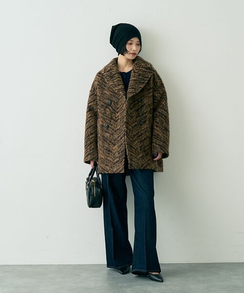 Rouge vif la cle / ルージュ・ヴィフ ラクレ ピーコート | 【TICCA/ティッカ】ウールゼブラシャギーピーコート | 詳細7