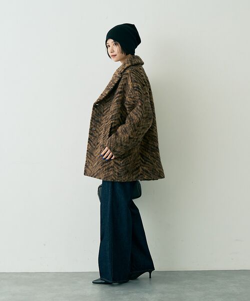 Rouge vif la cle / ルージュ・ヴィフ ラクレ ピーコート | 【TICCA/ティッカ】ウールゼブラシャギーピーコート | 詳細9