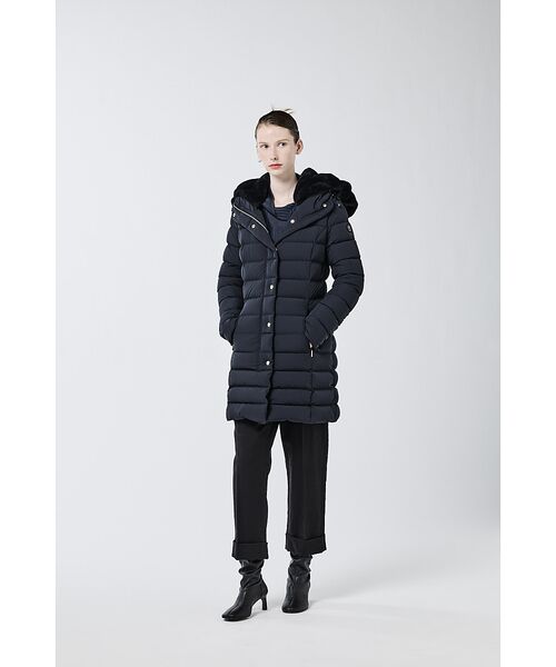 Rouge vif la cle / ルージュ・ヴィフ ラクレ ダウンジャケット・ベスト | 【CAPE HORN/ケープホーン】SANTACRUZ ECOFUR キルティン | 詳細4