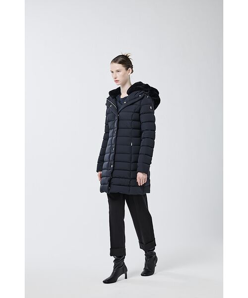 Rouge vif la cle / ルージュ・ヴィフ ラクレ ダウンジャケット・ベスト | 【CAPE HORN/ケープホーン】SANTACRUZ ECOFUR キルティン | 詳細5