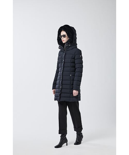 Rouge vif la cle / ルージュ・ヴィフ ラクレ ダウンジャケット・ベスト | 【CAPE HORN/ケープホーン】SANTACRUZ ECOFUR キルティン | 詳細7