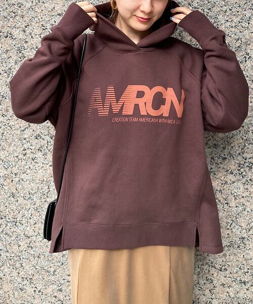 Rouge vif la cle/ルージュ・ヴィフ ラクレ 【AMERICANA×MICA&DEAL/ アメリカーナ×マイカ】parka ロ ブラウン F Rouge vif la cle/ルージュ・ヴィフ ラクレ 【AMERICANA×MICA&DEAL/ アメリカーナ×マイカ】parka ロ ブラウン F