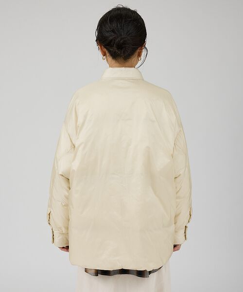 Rouge vif la cle / ルージュ・ヴィフ ラクレ ダウンジャケット・ベスト | 【upper hights/アッパーハイツ】GENEVE ダウンシャツブルゾン | 詳細11