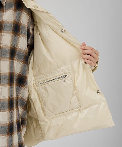 Rouge vif la cle / ルージュ・ヴィフ ラクレ ダウンジャケット・ベスト | 【upper hights/アッパーハイツ】GENEVE ダウンシャツブルゾン | 詳細17