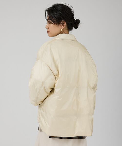 Rouge vif la cle / ルージュ・ヴィフ ラクレ ダウンジャケット・ベスト | 【upper hights/アッパーハイツ】GENEVE ダウンシャツブルゾン | 詳細4