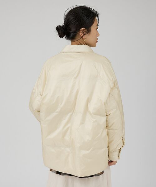 Rouge vif la cle / ルージュ・ヴィフ ラクレ ダウンジャケット・ベスト | 【upper hights/アッパーハイツ】GENEVE ダウンシャツブルゾン | 詳細5