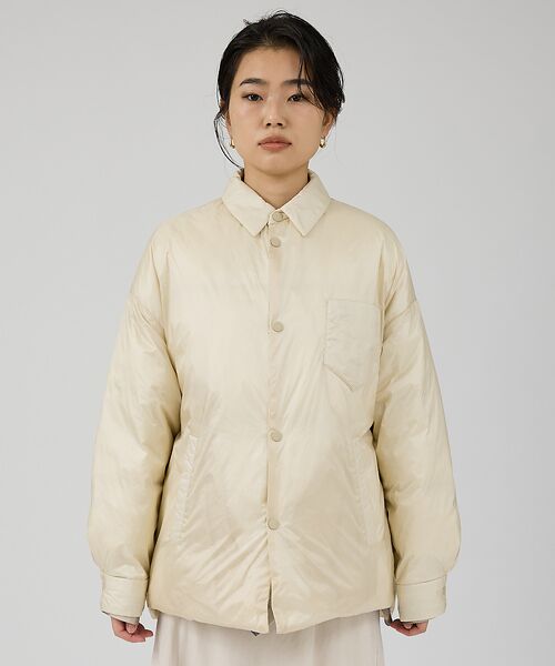 Rouge vif la cle / ルージュ・ヴィフ ラクレ ダウンジャケット・ベスト | 【upper hights/アッパーハイツ】GENEVE ダウンシャツブルゾン | 詳細9