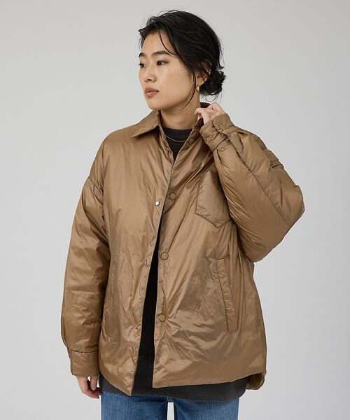 Rouge vif la cle / ルージュ・ヴィフ ラクレ ダウンジャケット・ベスト | 【upper hights/アッパーハイツ】GENEVE ダウンシャツブルゾン | 詳細21