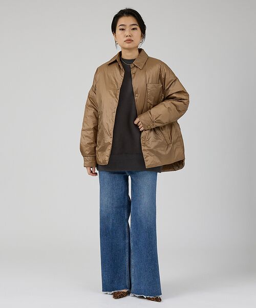 Rouge vif la cle / ルージュ・ヴィフ ラクレ ダウンジャケット・ベスト | 【upper hights/アッパーハイツ】GENEVE ダウンシャツブルゾン | 詳細25