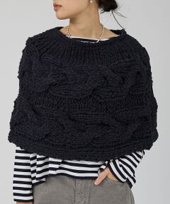 Rouge vif la cle / ルージュ・ヴィフ ラクレ ニット・セーター | 【IRONING/アイロニング】cable cape ケーブルケープ