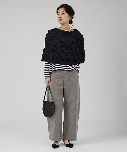Rouge vif la cle / ルージュ・ヴィフ ラクレ ニット・セーター | 【IRONING/アイロニング】cable cape ケーブルケープ | 詳細6