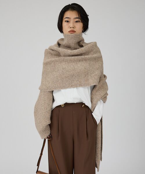 Rouge vif la cle / ルージュ・ヴィフ ラクレ ニット・セーター | 【IRONING/アイロニング】high neck 2way muff ハイネッ | 詳細1