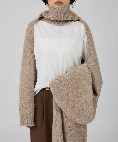 Rouge vif la cle / ルージュ・ヴィフ ラクレ ニット・セーター | 【IRONING/アイロニング】high neck 2way muff ハイネッ | 詳細14