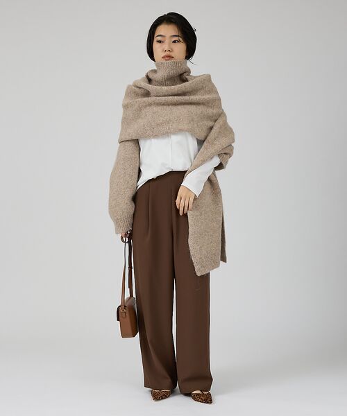 Rouge vif la cle / ルージュ・ヴィフ ラクレ ニット・セーター | 【IRONING/アイロニング】high neck 2way muff ハイネッ | 詳細5