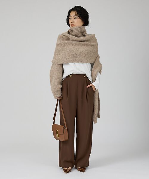 Rouge vif la cle / ルージュ・ヴィフ ラクレ ニット・セーター | 【IRONING/アイロニング】high neck 2way muff ハイネッ | 詳細6