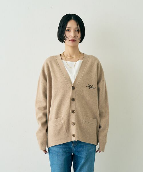 Rouge vif la cle / ルージュ・ヴィフ ラクレ カーディガン・ボレロ | 【ST.JOHNS 3RD CLUB/セントジョンズサードクラブ】ロゴカーディガ | 詳細10