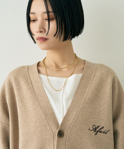 Rouge vif la cle / ルージュ・ヴィフ ラクレ カーディガン・ボレロ | 【ST.JOHNS 3RD CLUB/セントジョンズサードクラブ】ロゴカーディガ | 詳細14