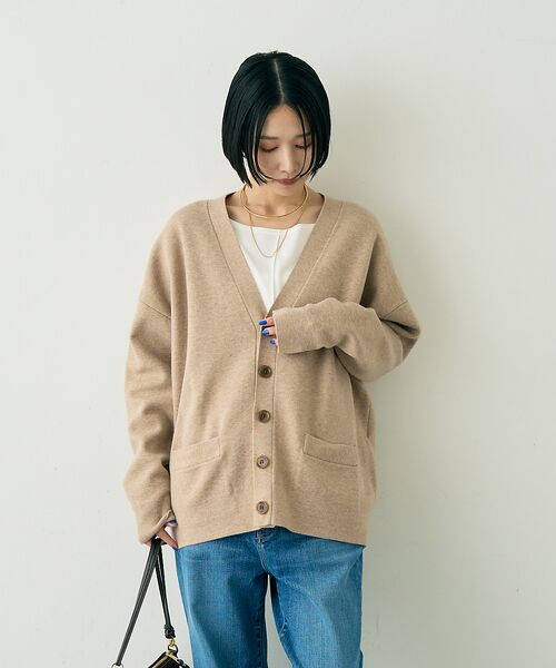 Rouge vif la cle / ルージュ・ヴィフ ラクレ カーディガン・ボレロ | 【ST.JOHNS 3RD CLUB/セントジョンズサードクラブ】ロゴカーディガ | 詳細2