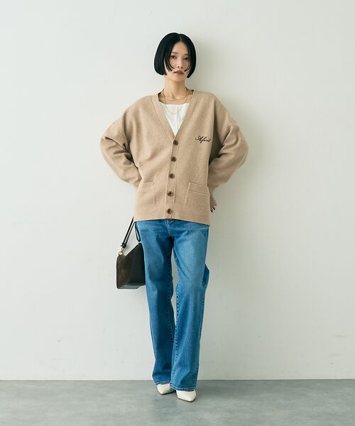 Rouge vif la cle / ルージュ・ヴィフ ラクレ カーディガン・ボレロ | 【ST.JOHNS 3RD CLUB/セントジョンズサードクラブ】ロゴカーディガ | 詳細6