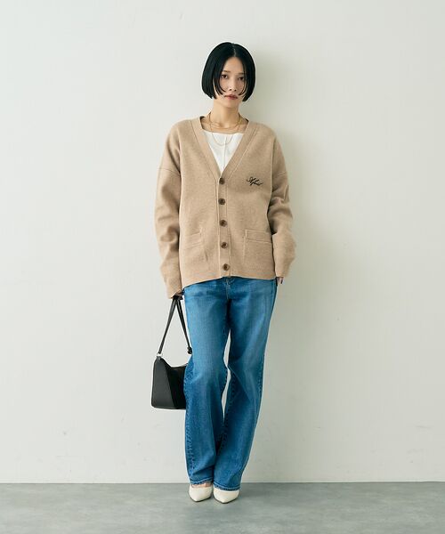 Rouge vif la cle / ルージュ・ヴィフ ラクレ カーディガン・ボレロ | 【ST.JOHNS 3RD CLUB/セントジョンズサードクラブ】ロゴカーディガ | 詳細7