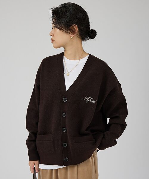 Rouge vif la cle / ルージュ・ヴィフ ラクレ カーディガン・ボレロ | 【ST.JOHNS 3RD CLUB/セントジョンズサードクラブ】ロゴカーディガ | 詳細24