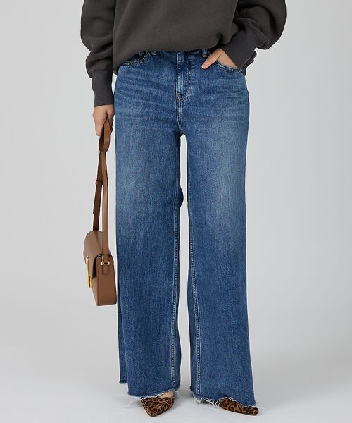 Rouge vif la cle / ルージュ・ヴィフ ラクレ デニムパンツ | 【RED CARD/レッドカード】Maverick ワイドフレアーパンツデニム | 詳細1