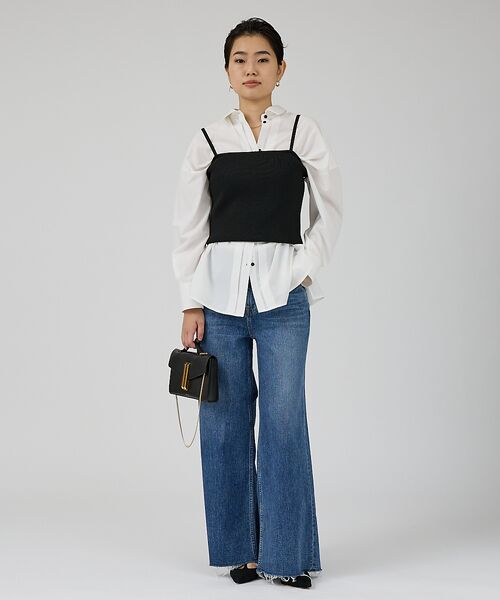 Rouge vif la cle / ルージュ・ヴィフ ラクレ デニムパンツ | 【RED CARD/レッドカード】Maverick ワイドフレアーパンツデニム | 詳細12