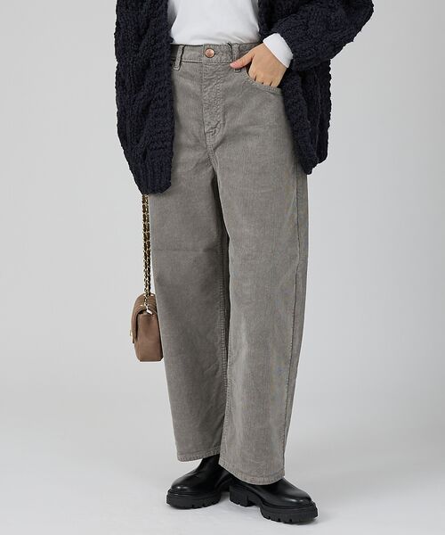 Rouge vif la cle / ルージュ・ヴィフ ラクレ パンツ | 【RED CARD/レッドカード】Oregon クロップド丈バルーンコーディロイ | 詳細1