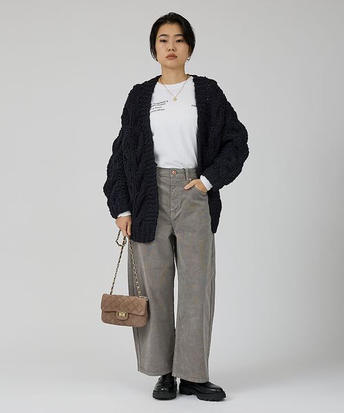 Rouge vif la cle / ルージュ・ヴィフ ラクレ パンツ | 【RED CARD/レッドカード】Oregon クロップド丈バルーンコーディロイ | 詳細4