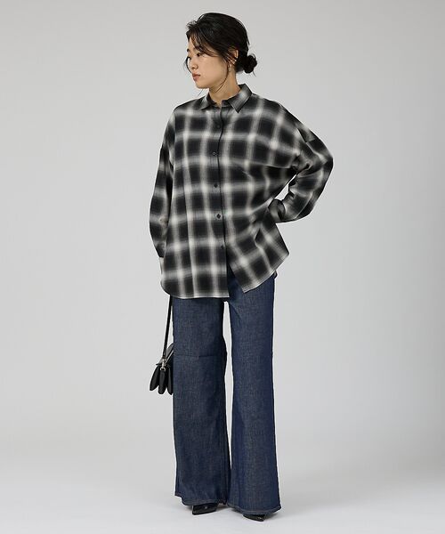 Rouge vif la cle / ルージュ・ヴィフ ラクレ デニムパンツ | 【upper hights/アッパーハイツ】THE LAYLA ハイライズフレア | 詳細5