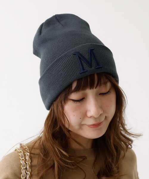 Rouge vif la cle / ルージュ・ヴィフ ラクレ ハット | 【MICA×NEW ERA/マイカ×ニューエラ】knit cap ロゴ刺繍ニット | 詳細2