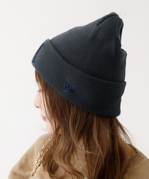 Rouge vif la cle / ルージュ・ヴィフ ラクレ ハット | 【MICA×NEW ERA/マイカ×ニューエラ】knit cap ロゴ刺繍ニット | 詳細4