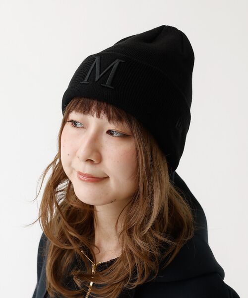 Rouge vif la cle / ルージュ・ヴィフ ラクレ ハット | 【MICA×NEW ERA/マイカ×ニューエラ】knit cap ロゴ刺繍ニット | 詳細12