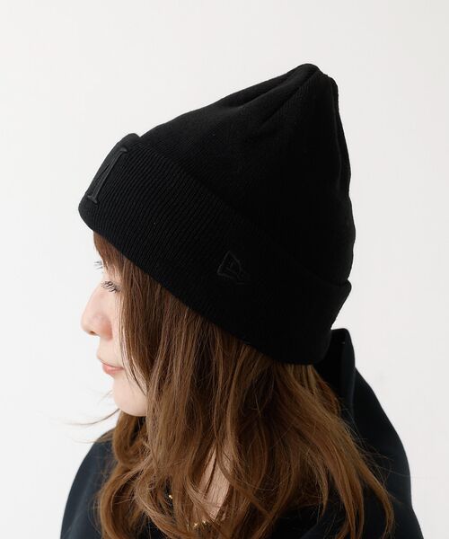 Rouge vif la cle / ルージュ・ヴィフ ラクレ ハット | 【MICA×NEW ERA/マイカ×ニューエラ】knit cap ロゴ刺繍ニット | 詳細14