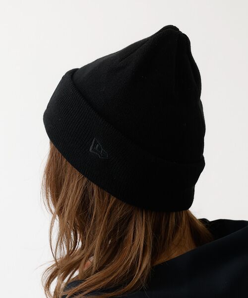 Rouge vif la cle / ルージュ・ヴィフ ラクレ ハット | 【MICA×NEW ERA/マイカ×ニューエラ】knit cap ロゴ刺繍ニット | 詳細15