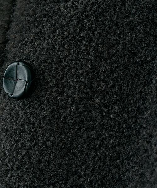 Rouge vif la cle / ルージュ・ヴィフ ラクレ アウター | 【2サイズ展開】2WAYスウェードリバーシブルボアコート / ノーカラーコート | 詳細27