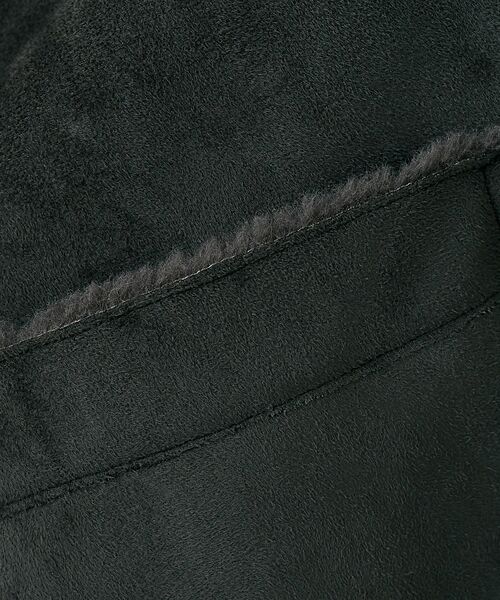 Rouge vif la cle / ルージュ・ヴィフ ラクレ アウター | 【2サイズ展開】2WAYスウェードリバーシブルボアコート / ノーカラーコート | 詳細28